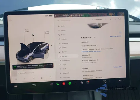 2023 Tesla Model 3 Rear-Wheel Drive from USA, damaged, VIN 5YJ3E1EA3PF624117